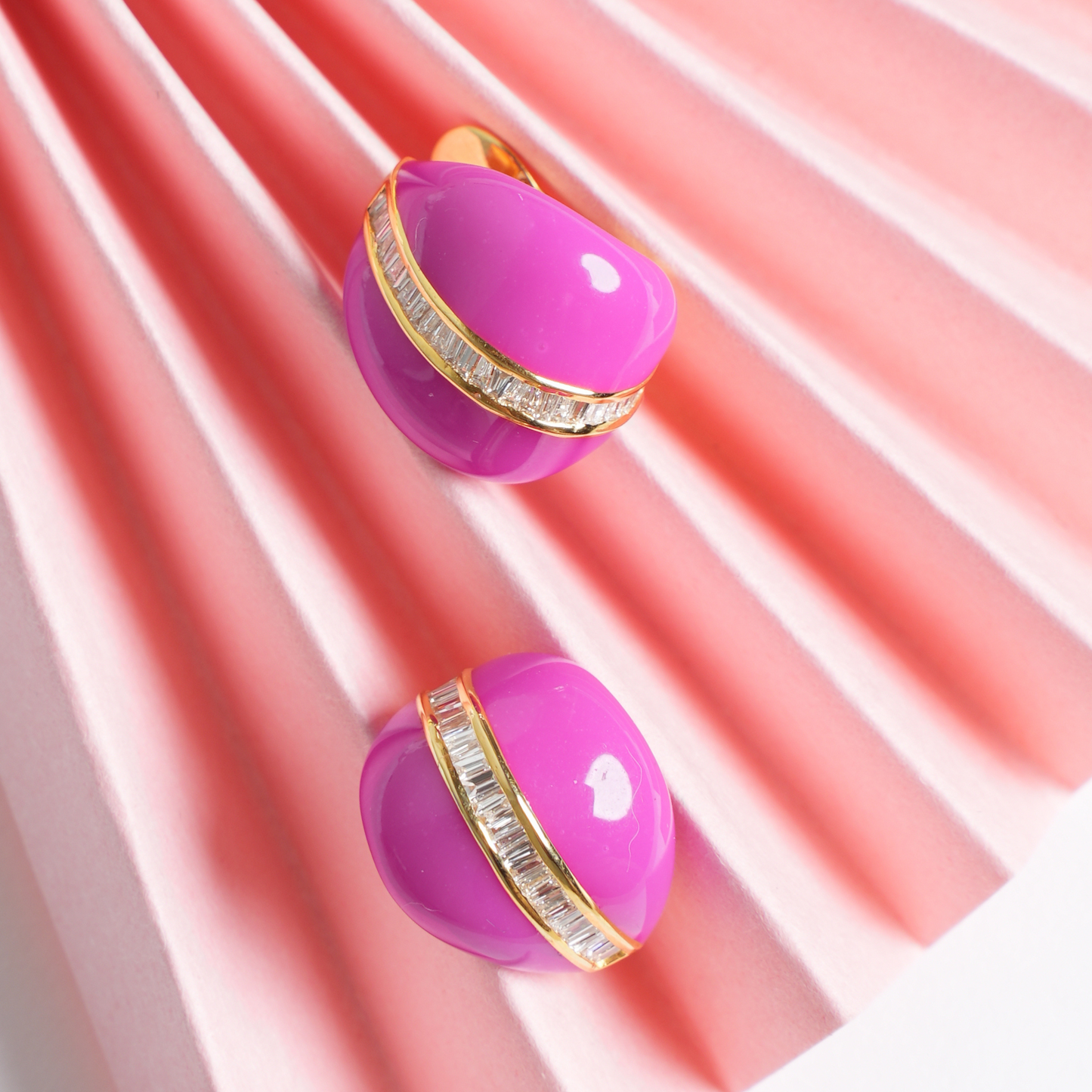 Strawberry Diamond Earrings