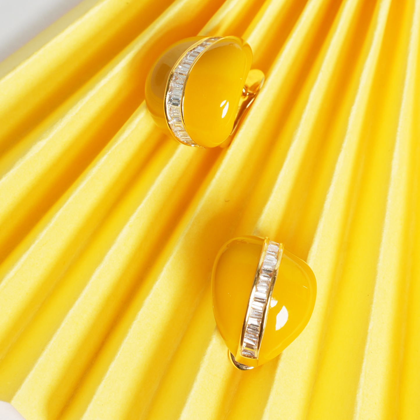 Citron Diamond Earrings