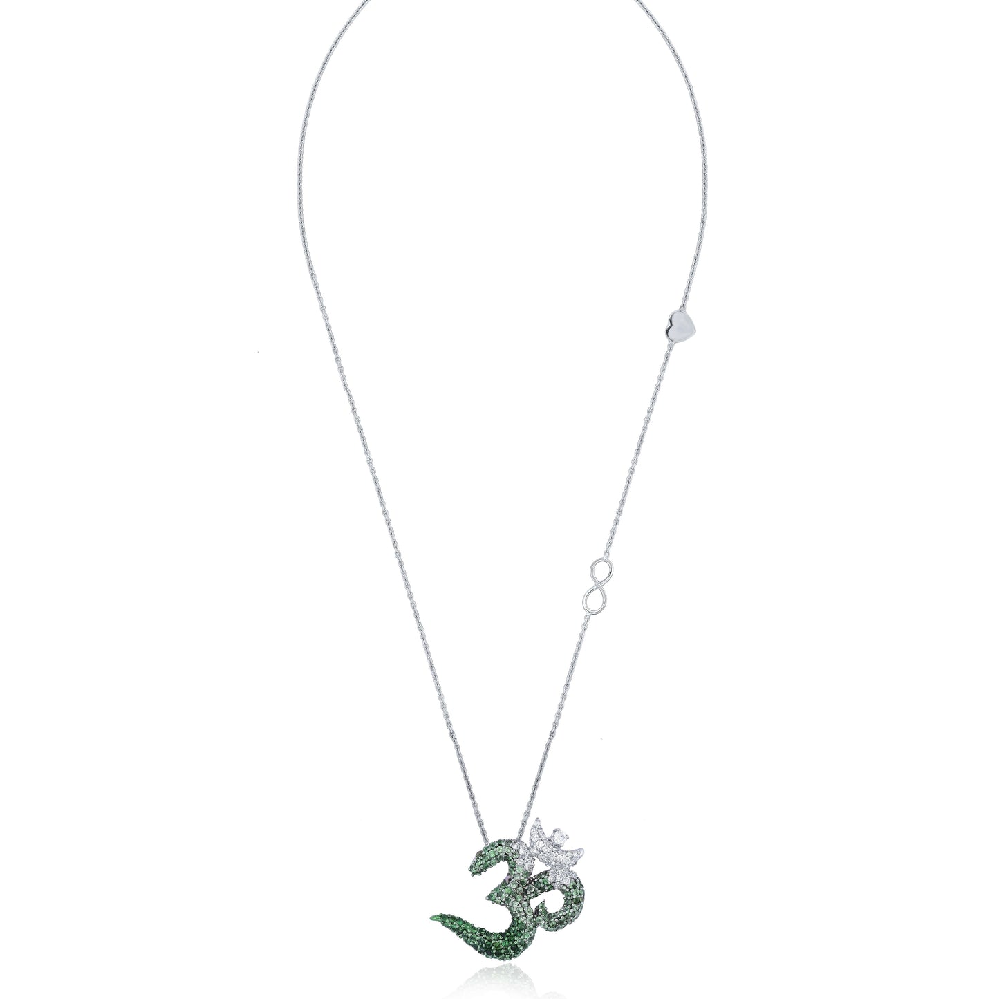 Om Diamond Necklace