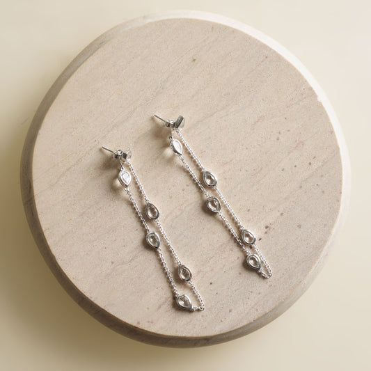 Juno Chain Stud Earrings