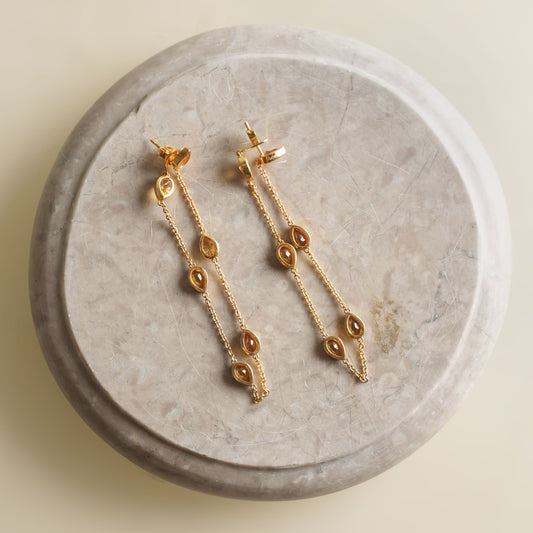 Ilios Chain Stud Earrings