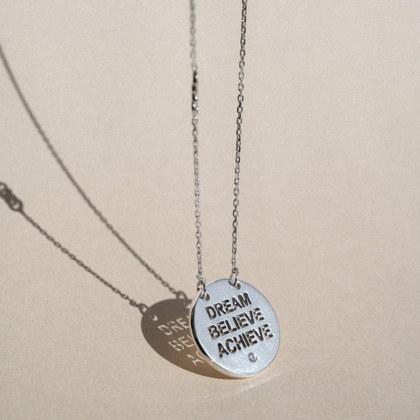 Dream, Believe, Achieve Necklace