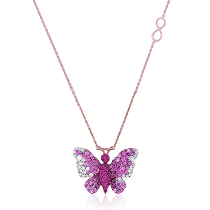 Butterfly Diamond Necklace